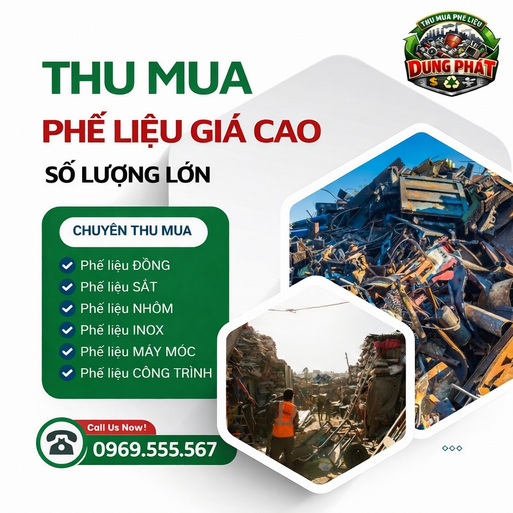 thu mua phế liệu dũng phát giá cao
